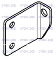 Кронштейн крепления ТОНВ  (на радиатор 65115В-1301010-80 (2236470)