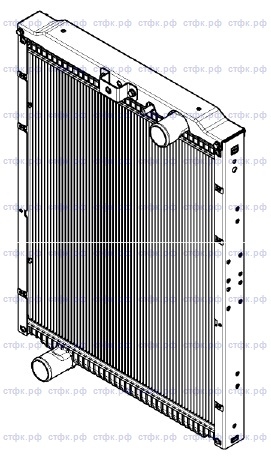 Радиатор алюминиевый без кронштейнов