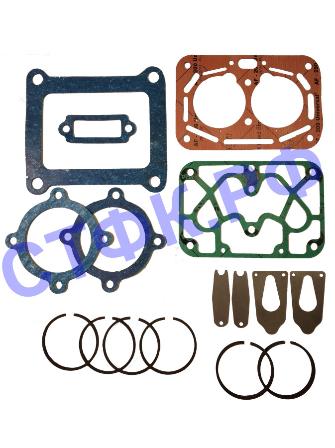 Ремкомплект двухцилиндрового компрессора АМ №2 ((Вся линейка двухцилиндровых моноблочных компрессоров АЙК)